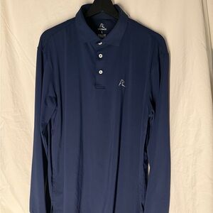 Rhoback Blue Polo Shirt Classic Style